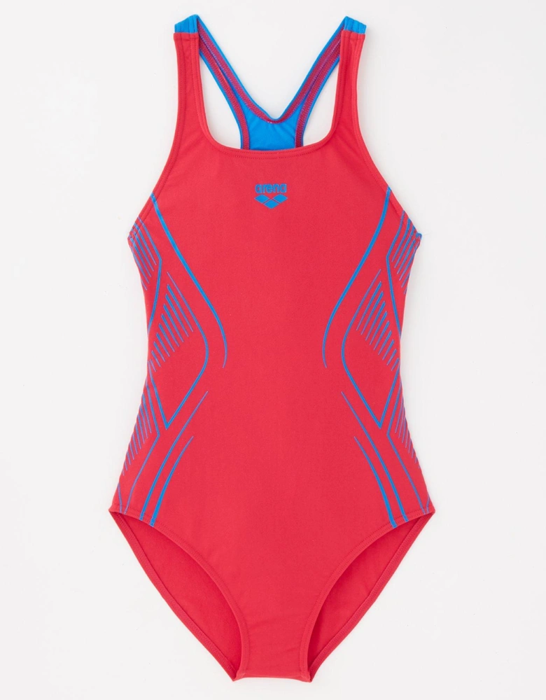 Girls Reflecting Pro Swimsuit - Pink