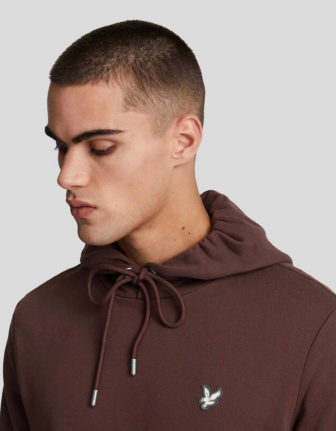 Diagonal Weave French Terry Hoodie