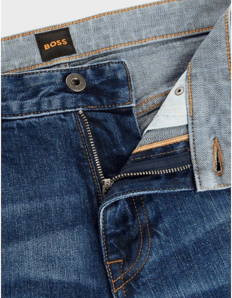 Delaware Selvedge Denim Slim Fit Blue Jeans