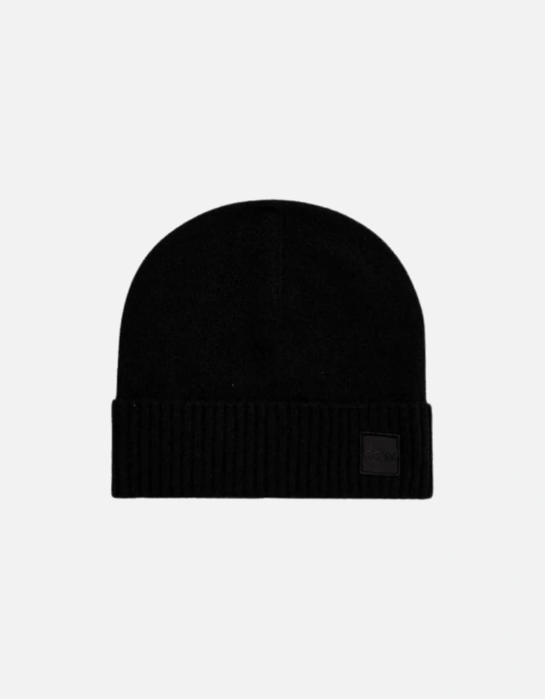 Akaio_R Black Beanie Hat