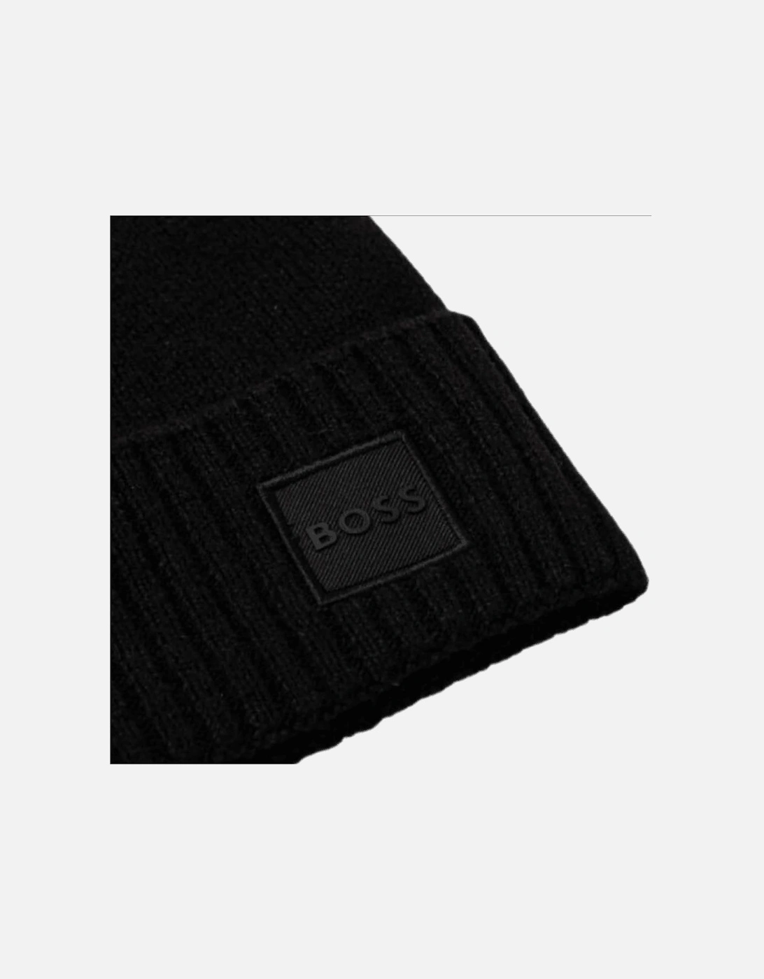 Akaio_R Black Beanie Hat