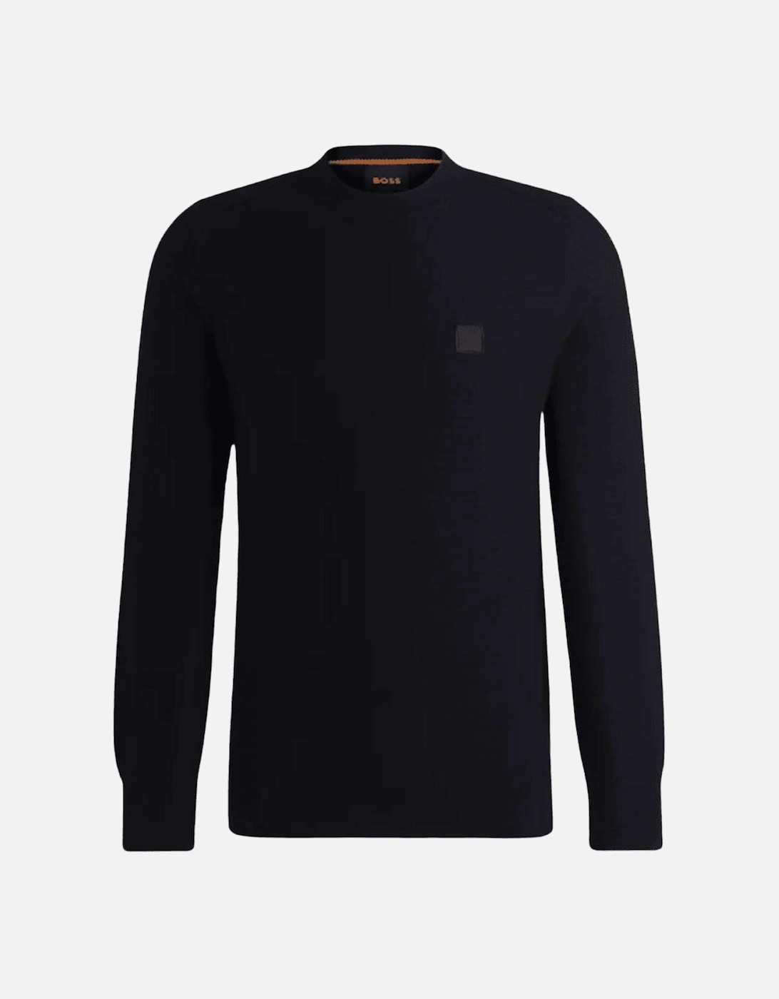 Anion Regular Fit Navy Knitted Sweatshirt, 4 of 3