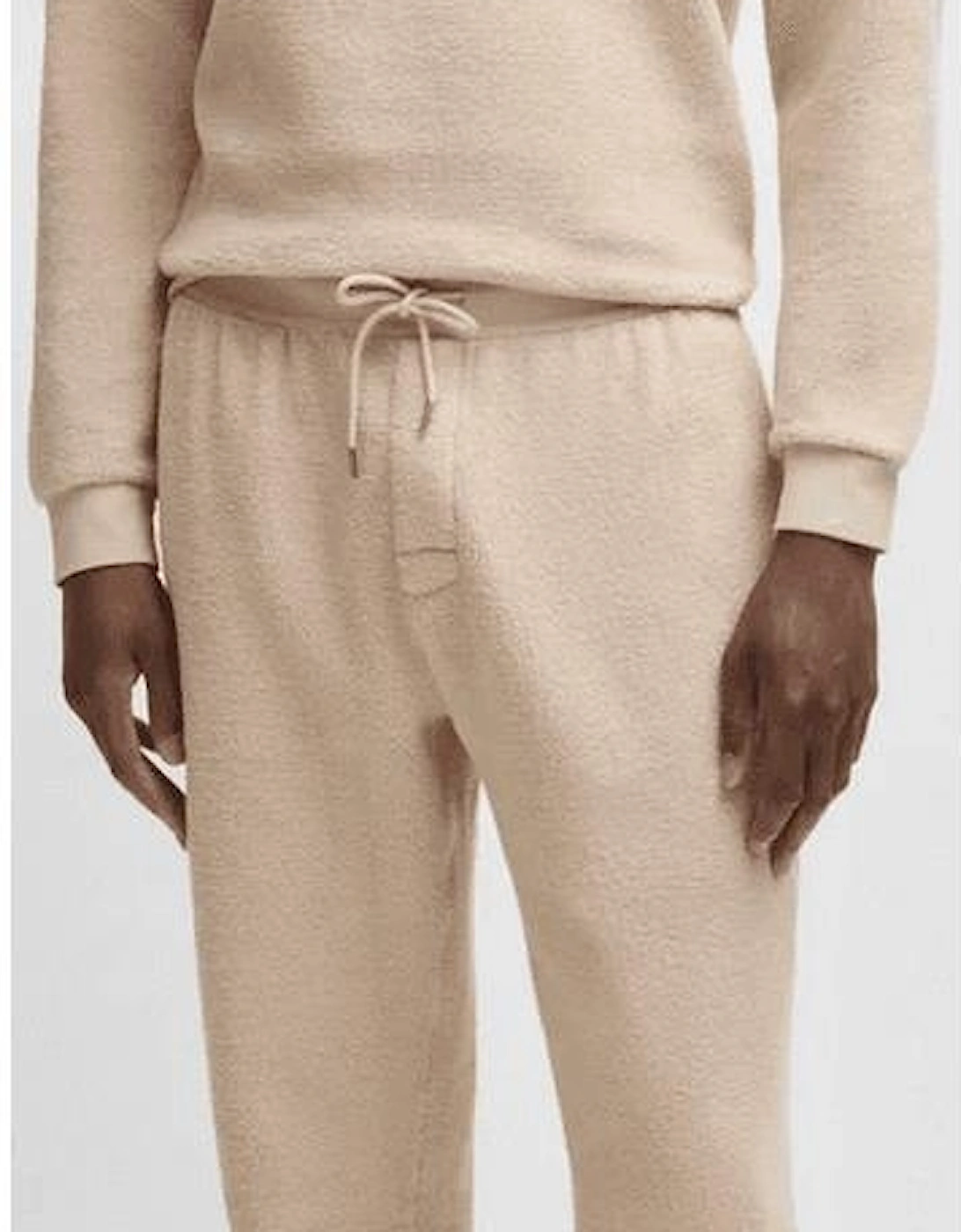 Contemp Stretch Fleece Regular Fit Beige Tracksuit