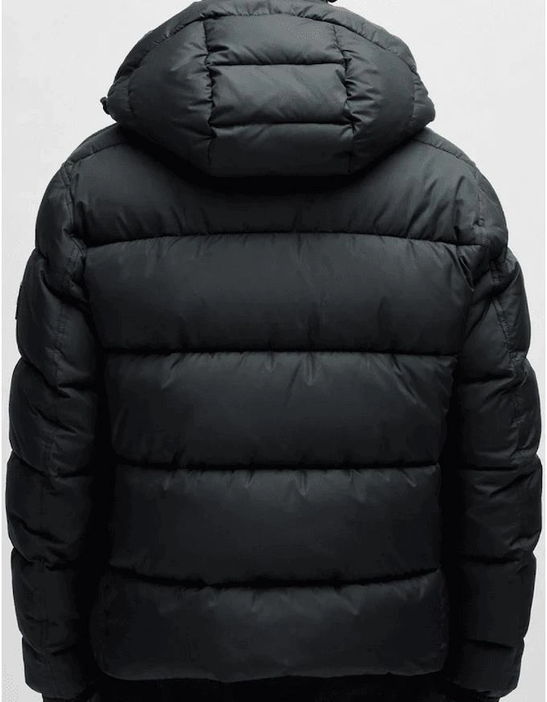 Omaris Water-Repellant Black Puffer Jacket