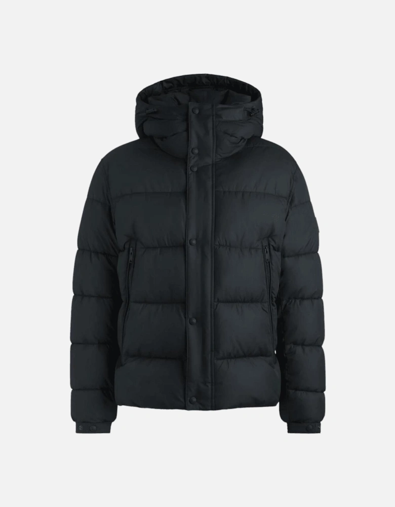 Omaris Water-Repellant Black Puffer Jacket