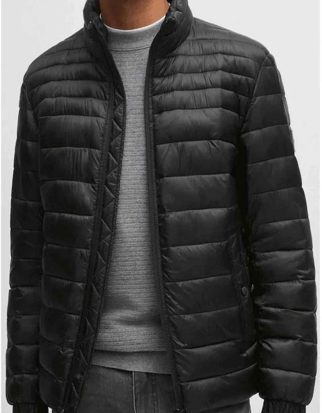 Oden1 Water-Repellant Padded Black Puffer Jacket