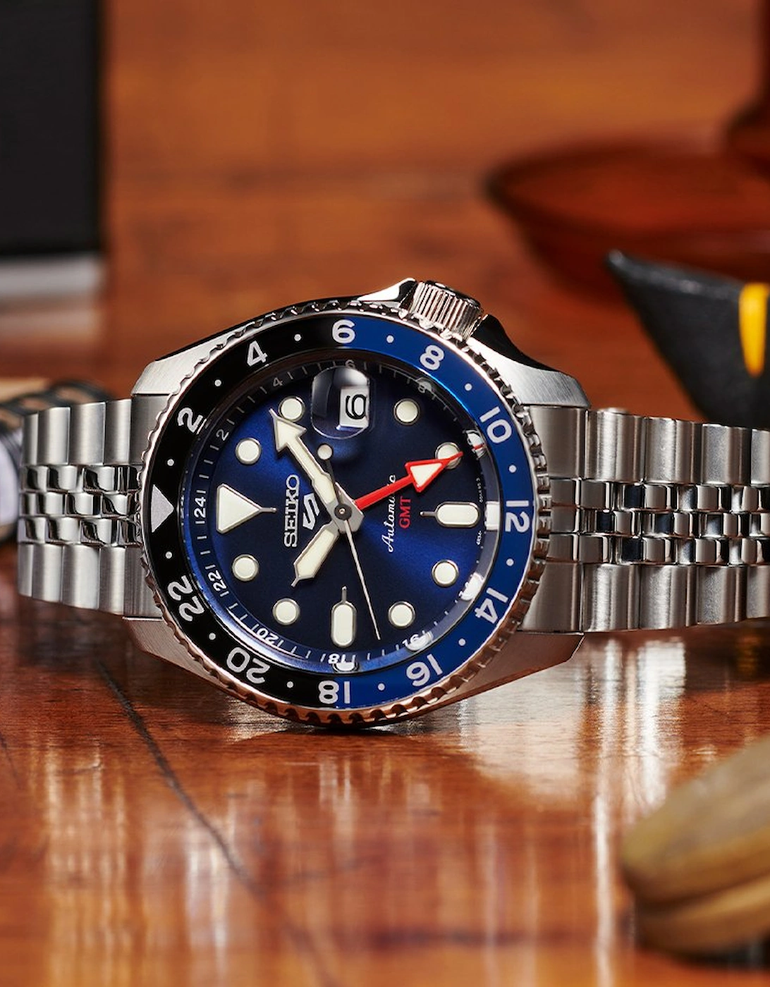 5 Sports SSK003K1 Blueberry GMT SKX Automatic Men's Watch