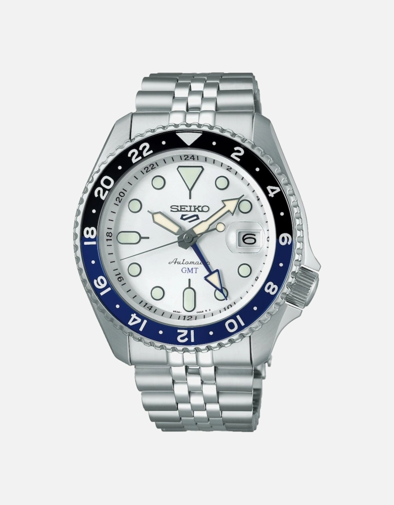 5 Sports SSK033K1 SKX GMT White Dial Automatic Men's Watch