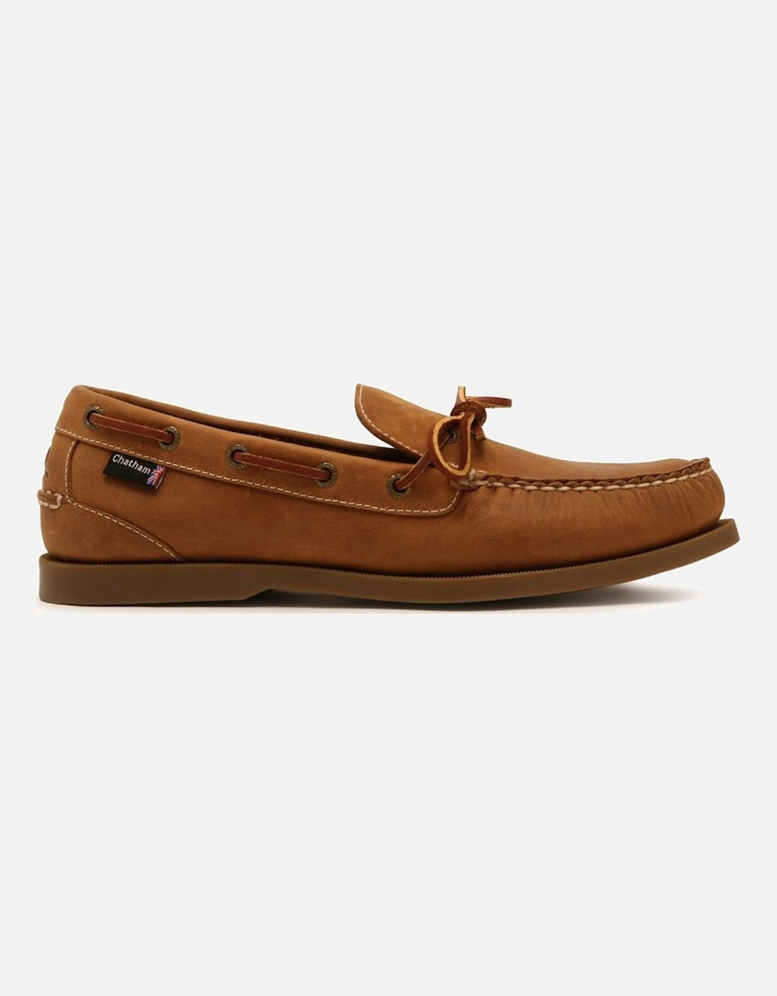 Saunton Mens Boat Shoes, 4 of 3