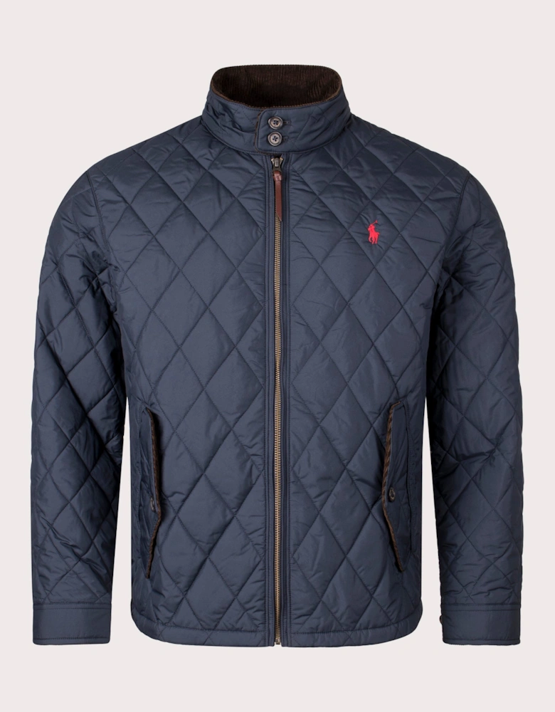 Insulated Quilted Shirt Jacket