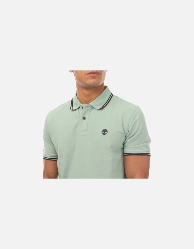 Millers River Tipped Pique Polo Shirt