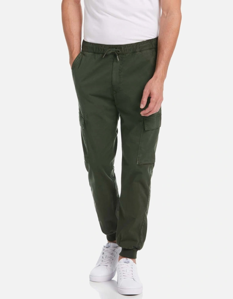 Tapered Fit Drawstring Cargo Pants