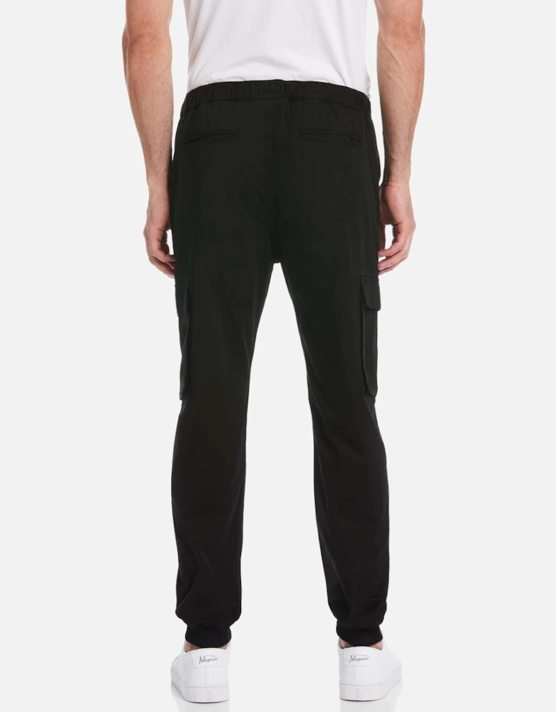 Tapered Fit Drawstring Cargo Pants