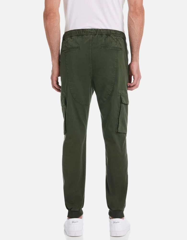 Tapered Fit Drawstring Cargo Pants