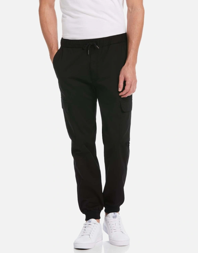 Tapered Fit Drawstring Cargo Pants