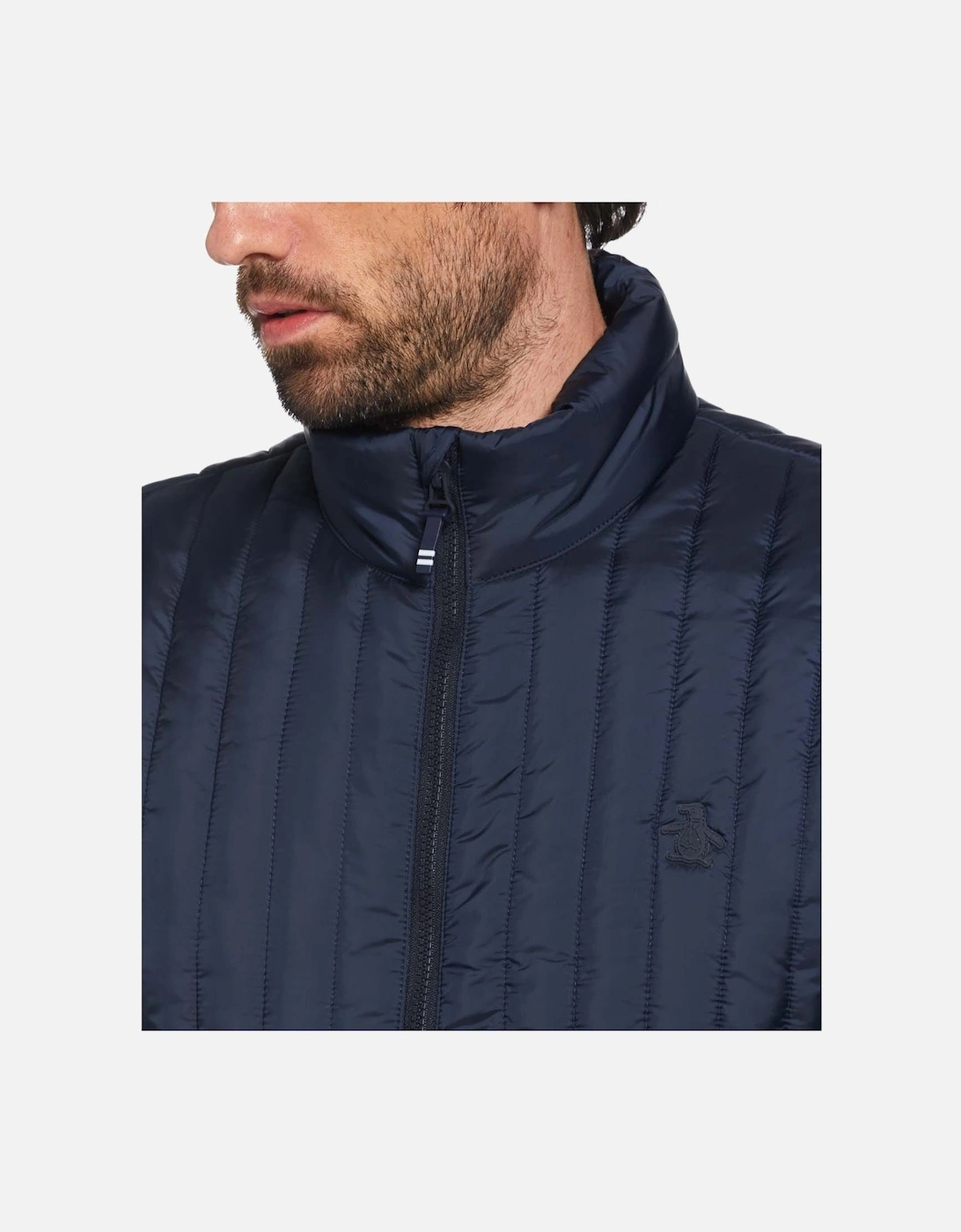 Vertical Quilted Gilet Jacket