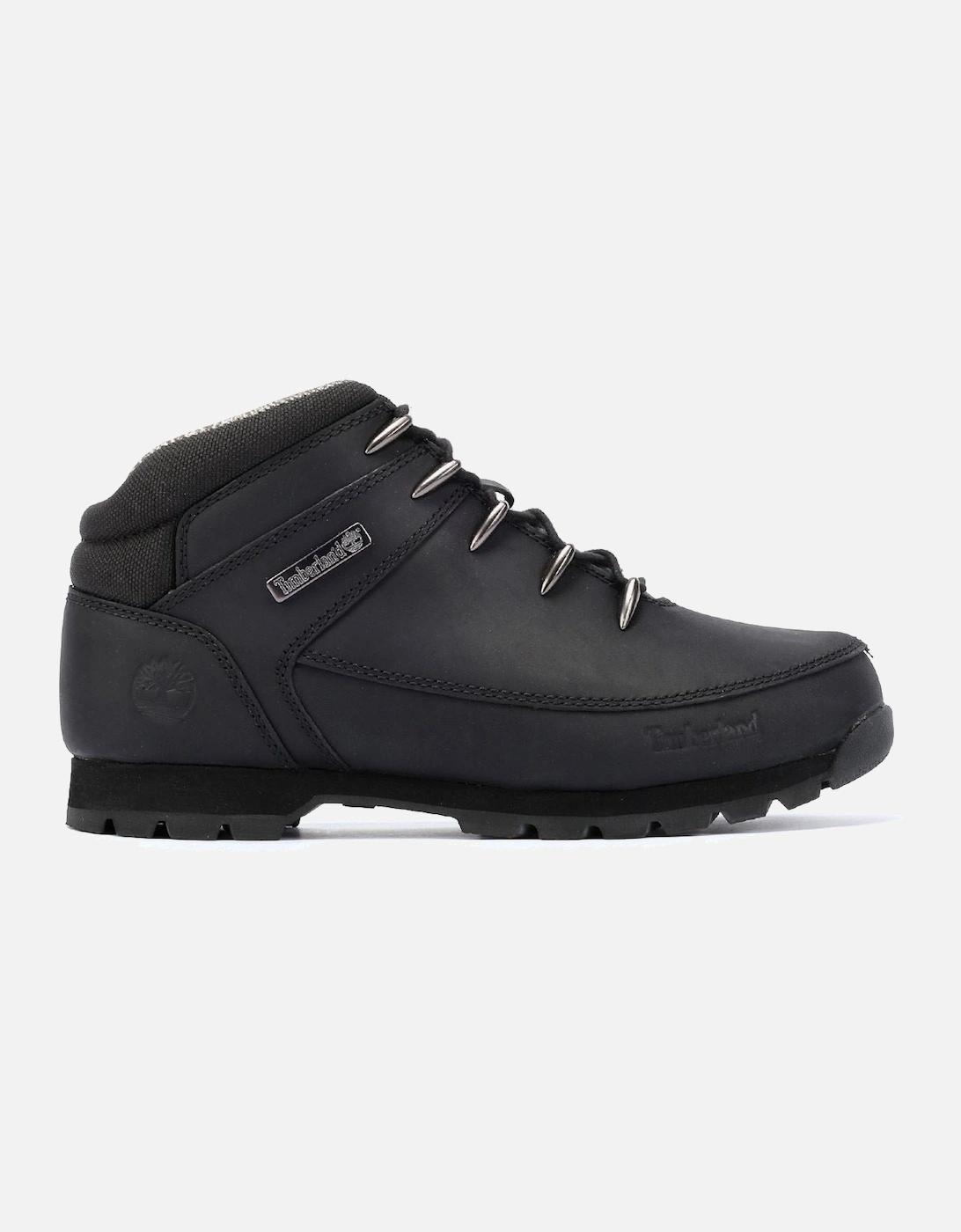 Euro Sprint Mid Lace Premium Leather Men's Black Boots