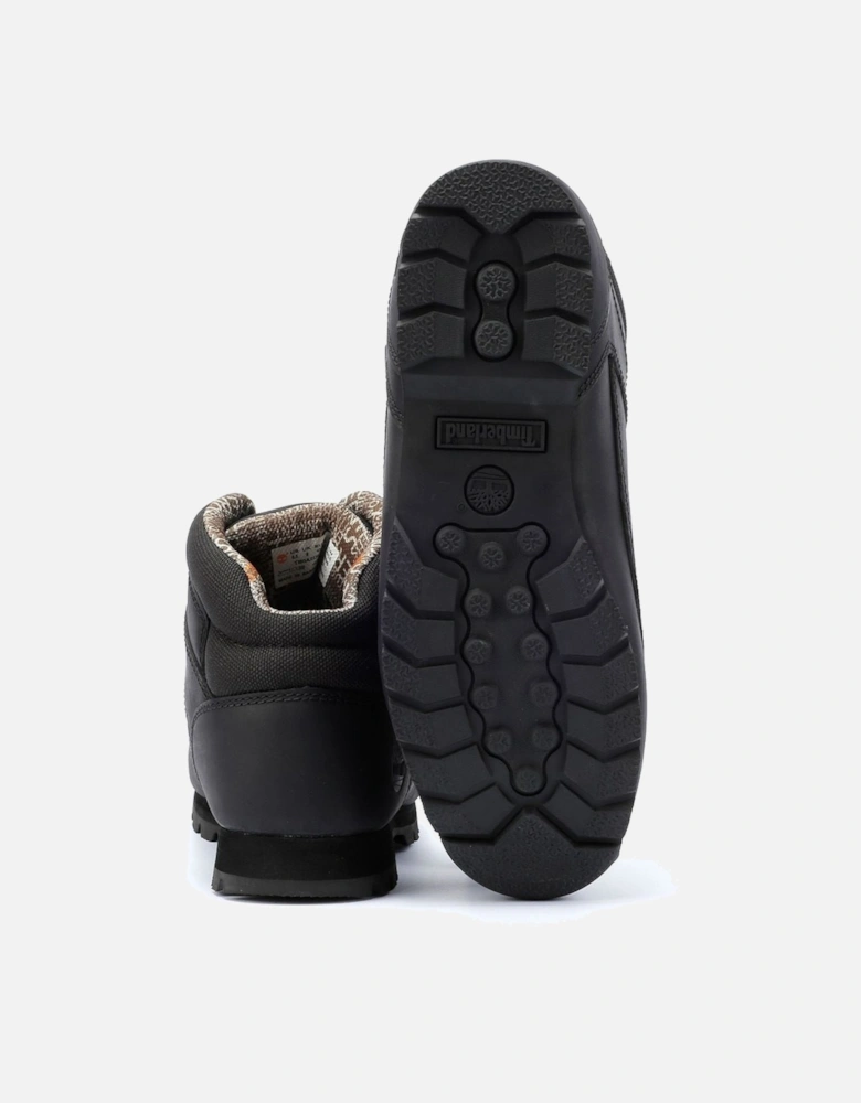 Euro Sprint Mid Lace Premium Leather Men's Black Boots