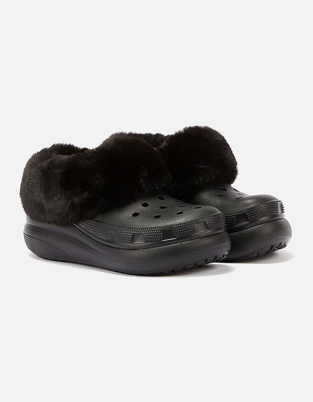 Furever Crush Clog Women's Black Comfort Shoes, 9 of 8