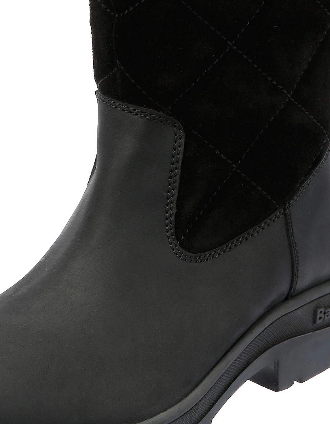 Oak Tall Suede/Leather Women's Black Boots