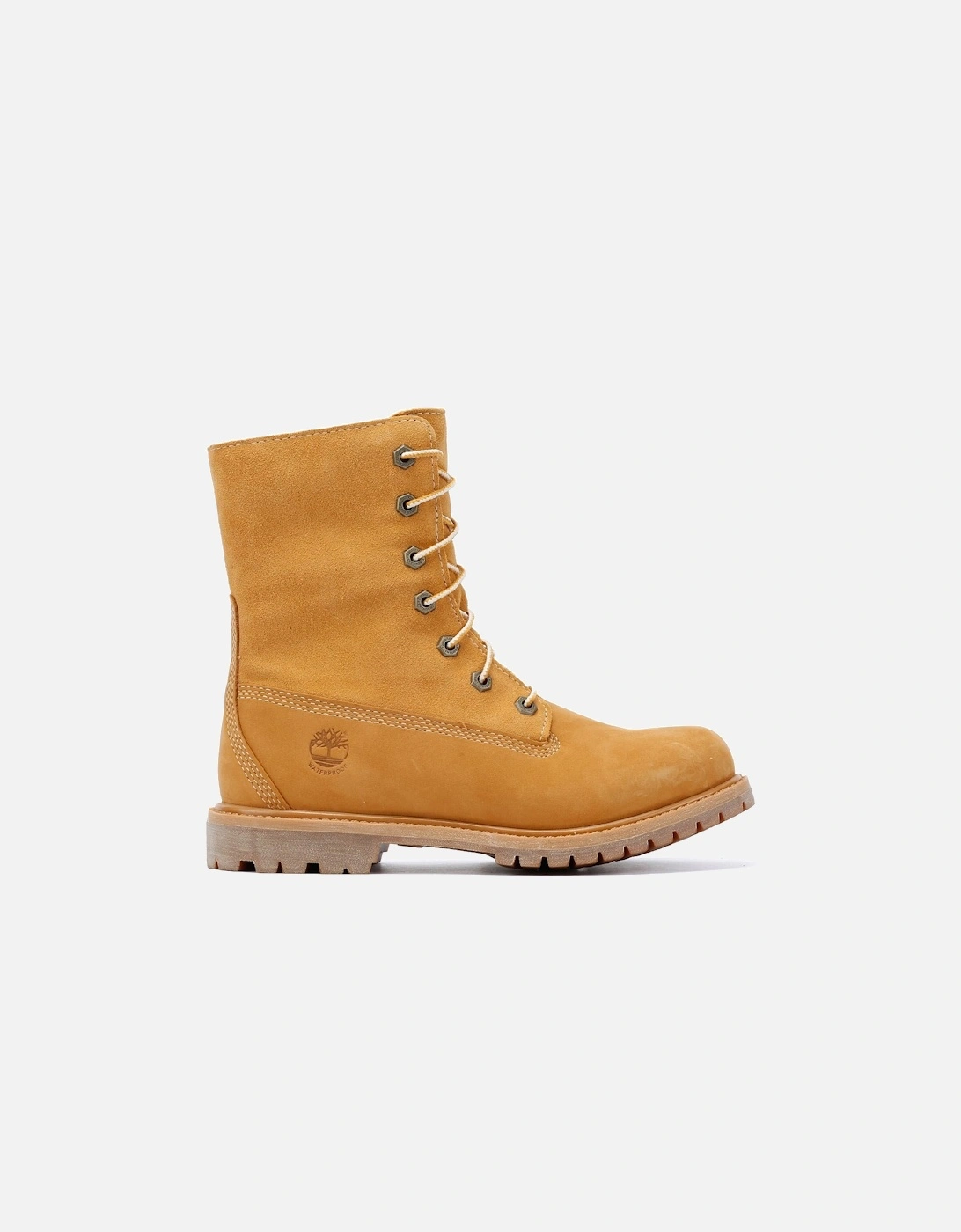 Warm Lined Waterproof Leather Women's Wheat Boots