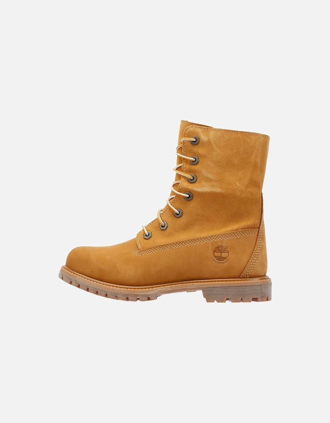 Warm Lined Waterproof Leather Women's Wheat Boots