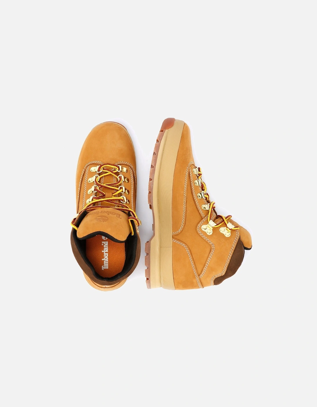 Euro Hiker Mid Lace Leather Men's Wheat Boots