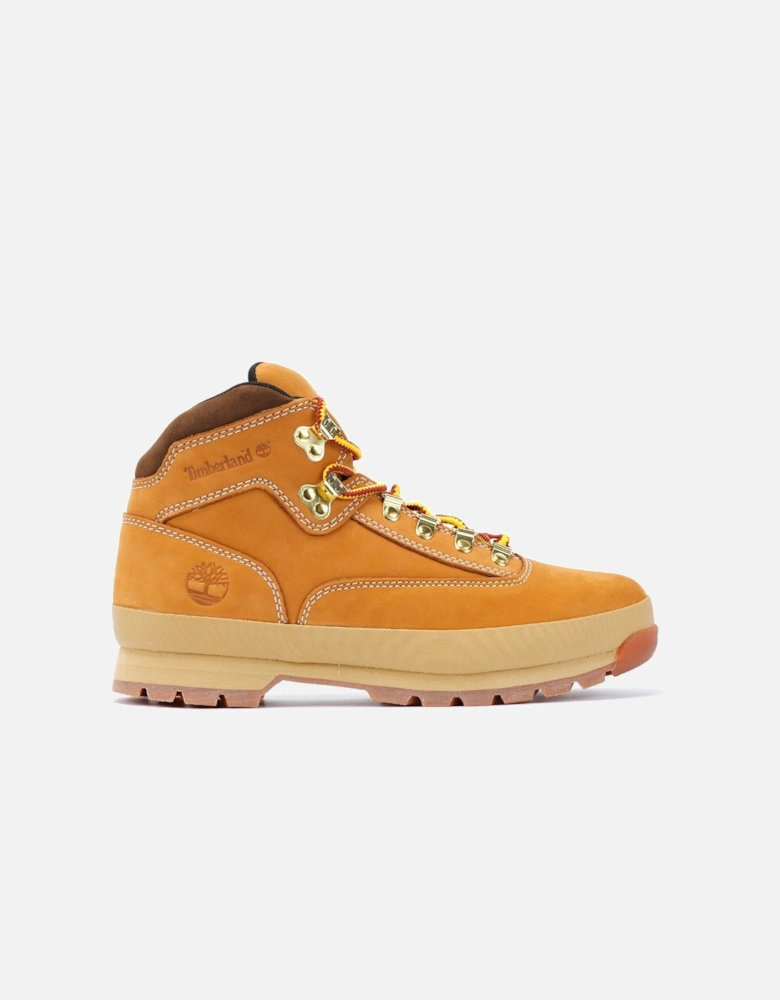 Euro Hiker Mid Lace Leather Men's Wheat Boots