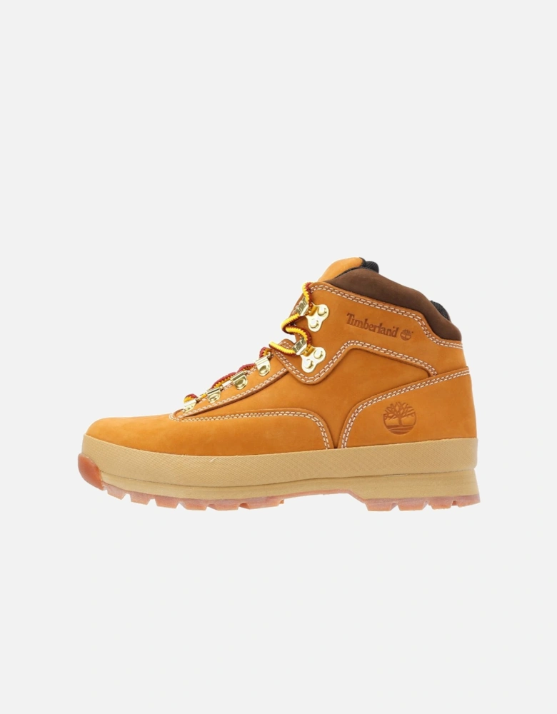 Euro Hiker Mid Lace Leather Men's Wheat Boots