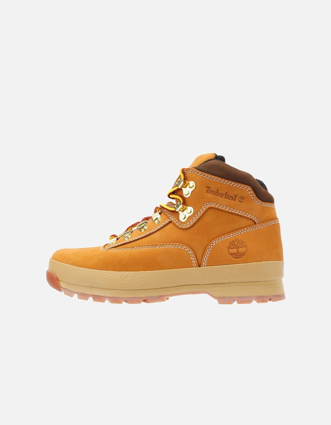 Euro Hiker Mid Lace Leather Men's Wheat Boots