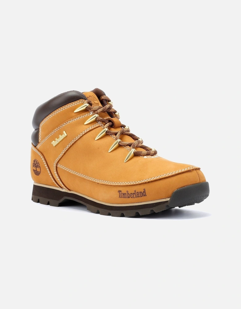 Euro Sprint Mid Lace Leather Men's Wheat Boots