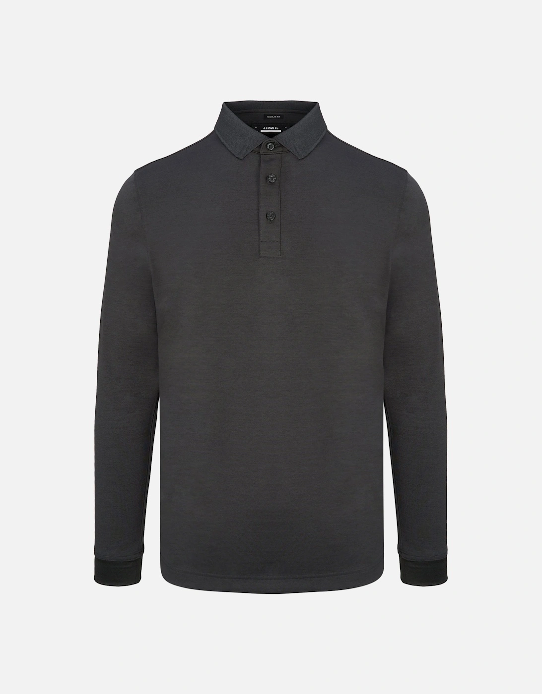 Tour Tech Long Sleeve Polo Black, 5 of 4