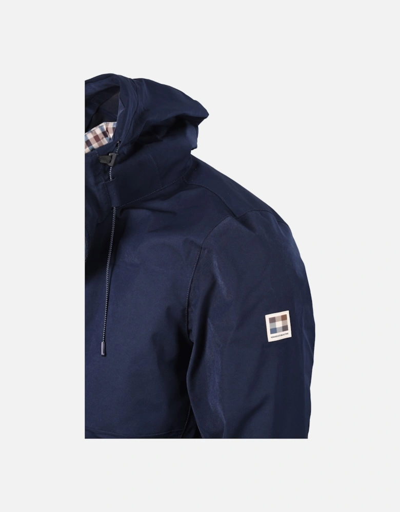 3 Way Active Club Check Parka Navy