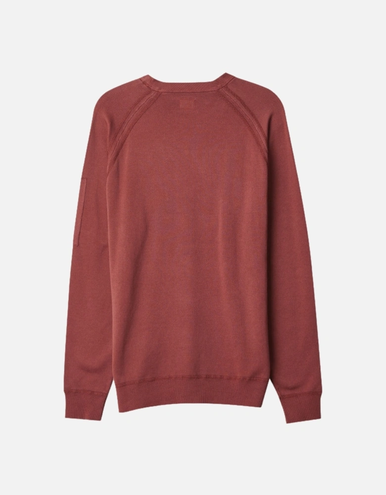 C.P. Company Light Terry Burgundy Sweatshirt