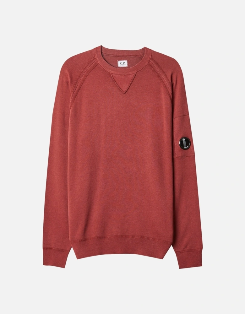 C.P. Company Light Terry Burgundy Sweatshirt