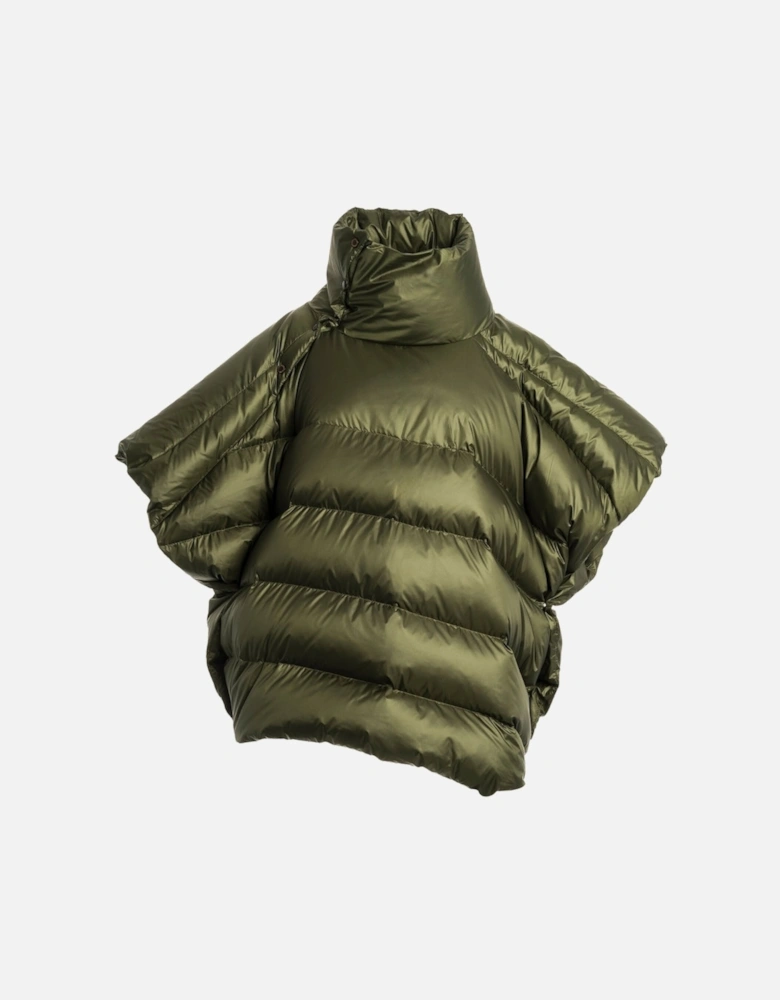 Hollywood Cape Dark Green Down Jacket