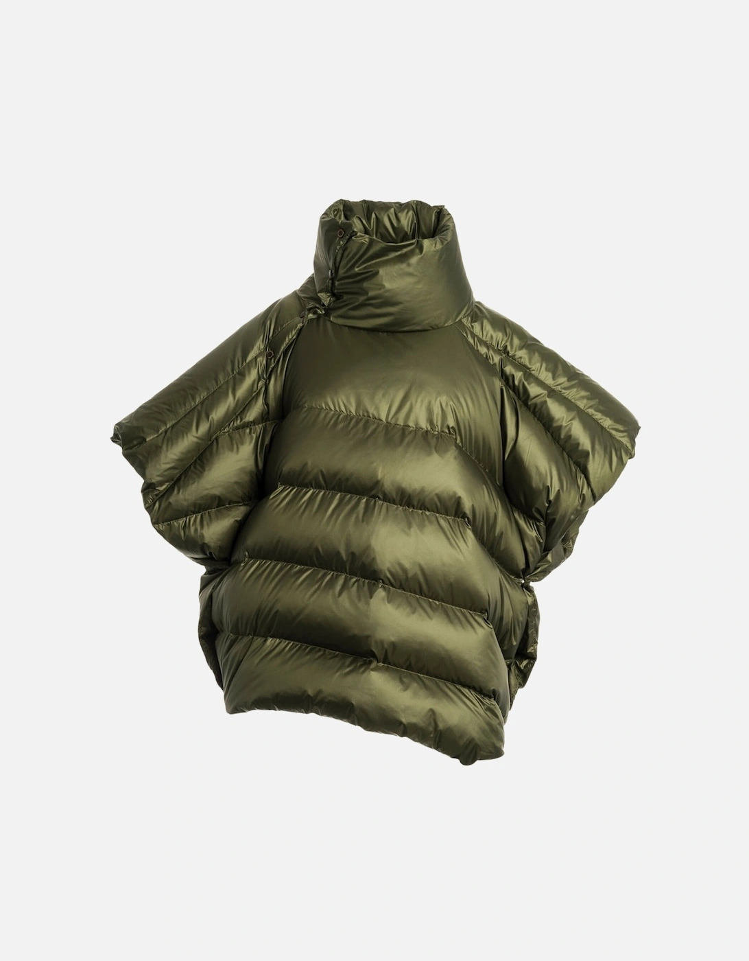 Hollywood Cape Dark Green Down Jacket, 4 of 3