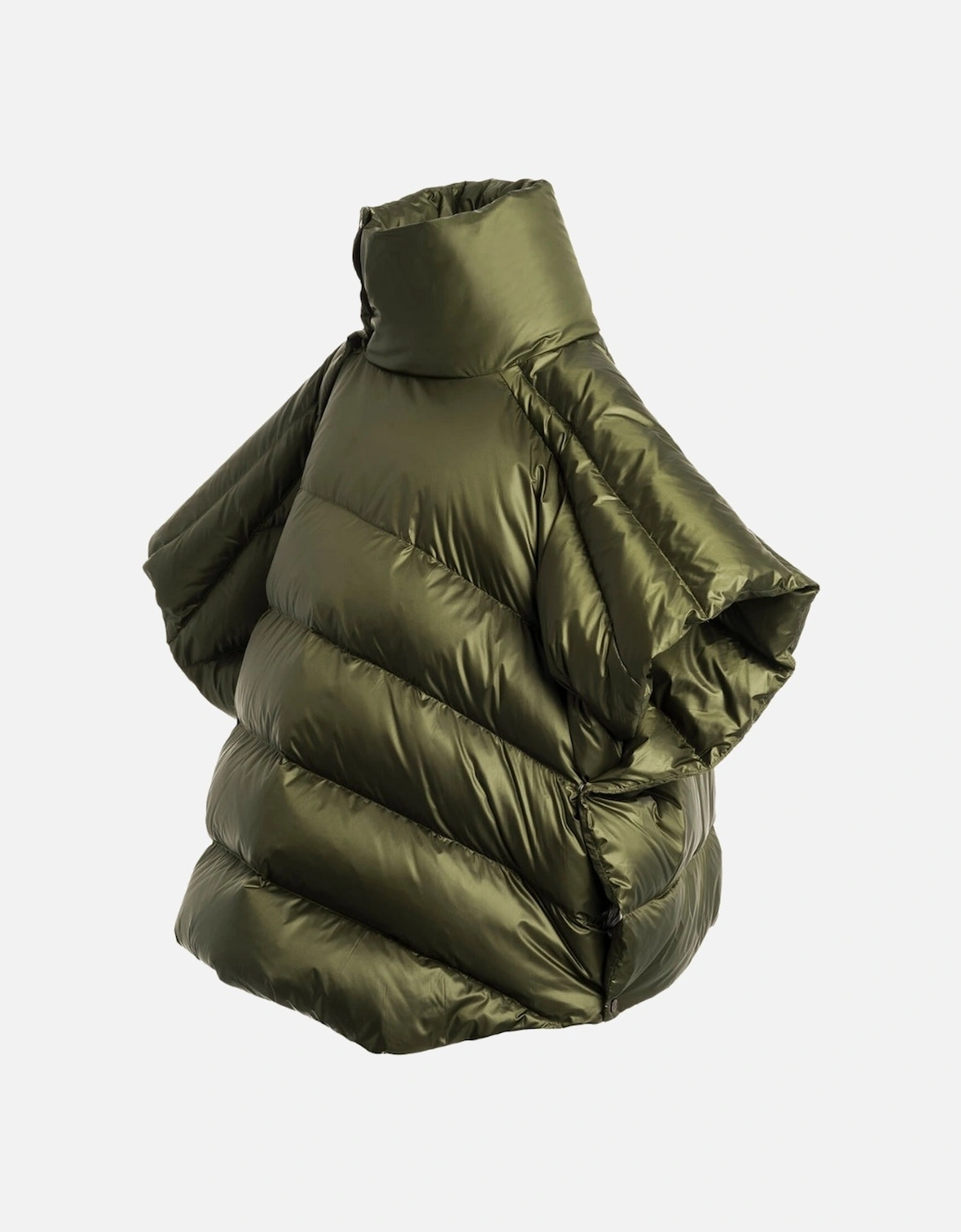 Hollywood Cape Dark Green Down Jacket