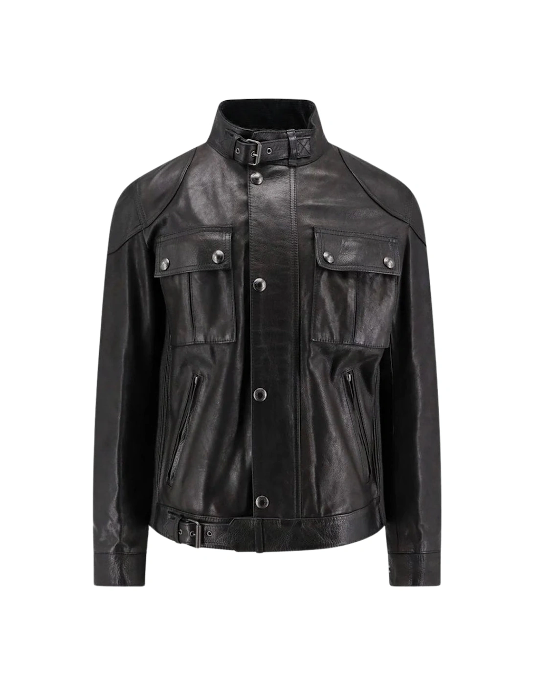 Gangster Black Leather Jacket, 7 of 6