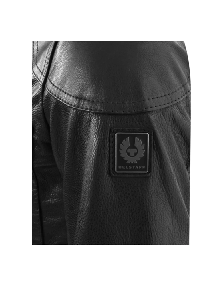 Gangster Black Leather Jacket
