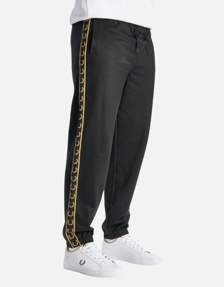 Seasonal Taped Hem Black Sweatpants