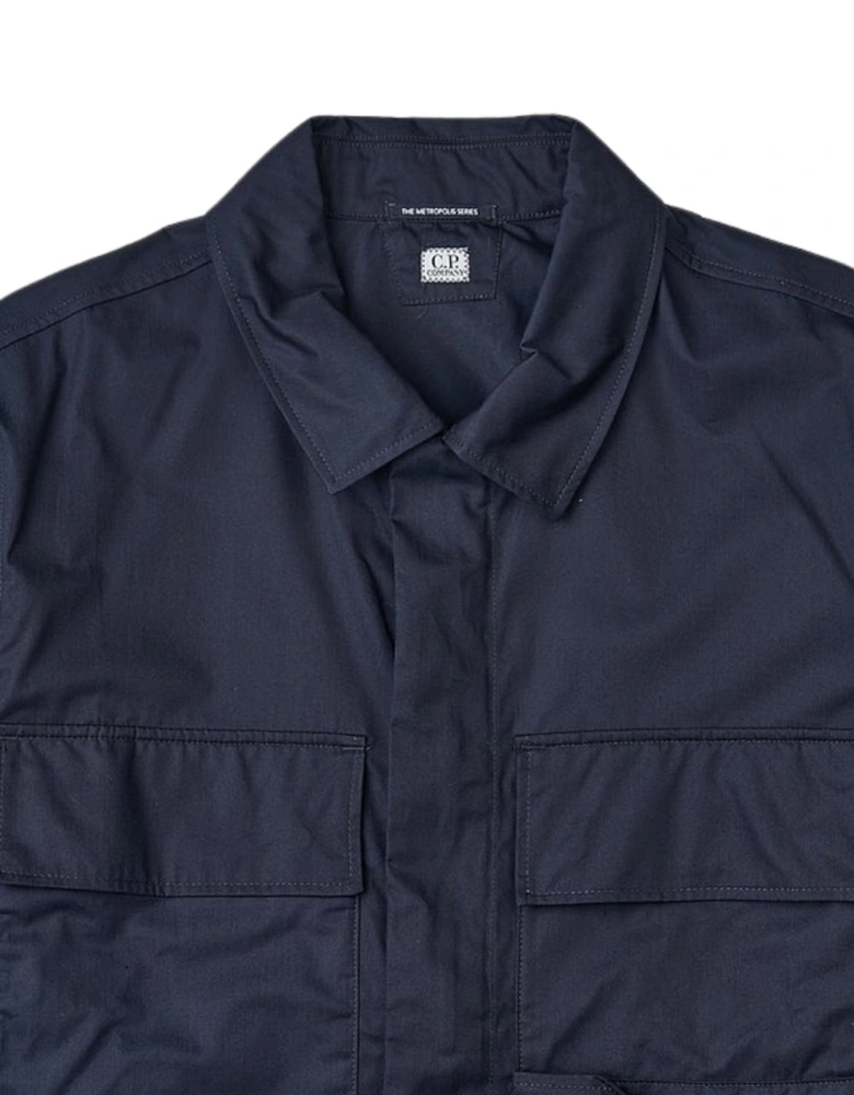 C.P. Company Gabardine PD Total Eclipse Navy Blue Jacket