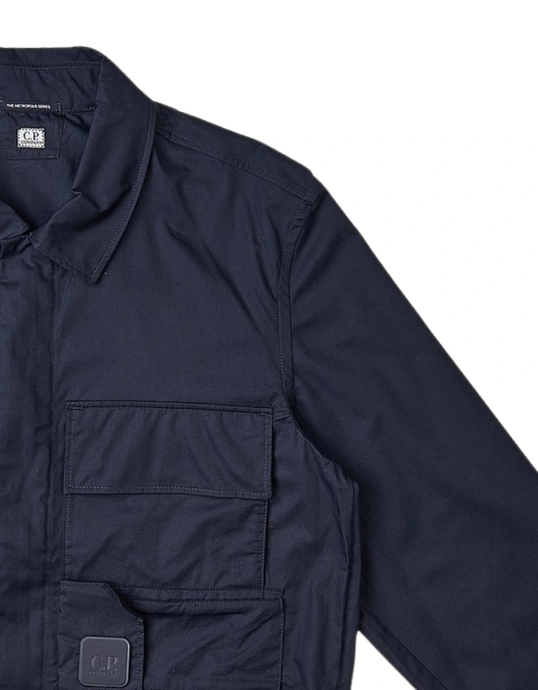 C.P. Company Gabardine PD Total Eclipse Navy Blue Jacket