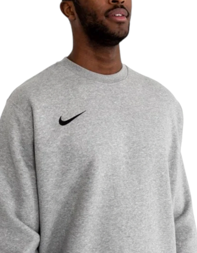 CW6902 Mens Fleece Sweatshirt Crew Neck Swoosh Park 20 Winter Pullover Top