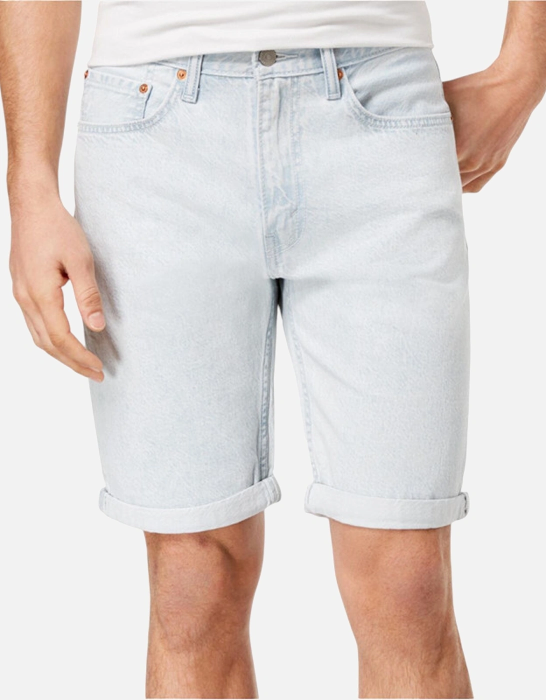 LEVIS 502 Mens Summer Shorts LEVI Denim Jeans Slim Taper Cotton Straight Casual