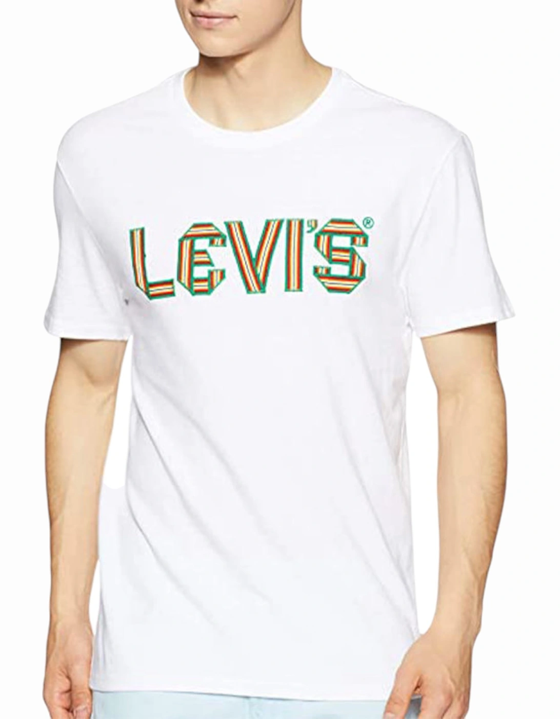 Levis 16960 Men's T Shirt Crew Neck Casual Summer Tee Cotton Tops LEVI Top White, 11 of 10
