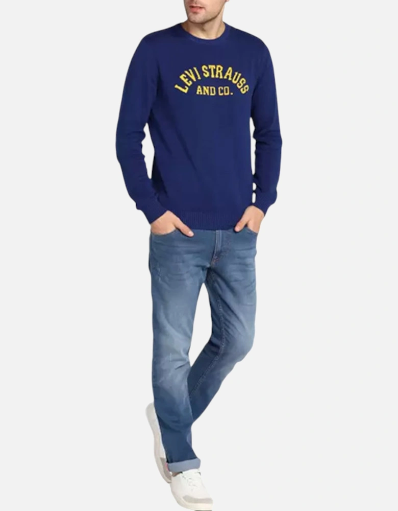 Levis Mens Sweatshirts Jumper Sweat Retro Crew Neck Casual Cotton Levi Sweater