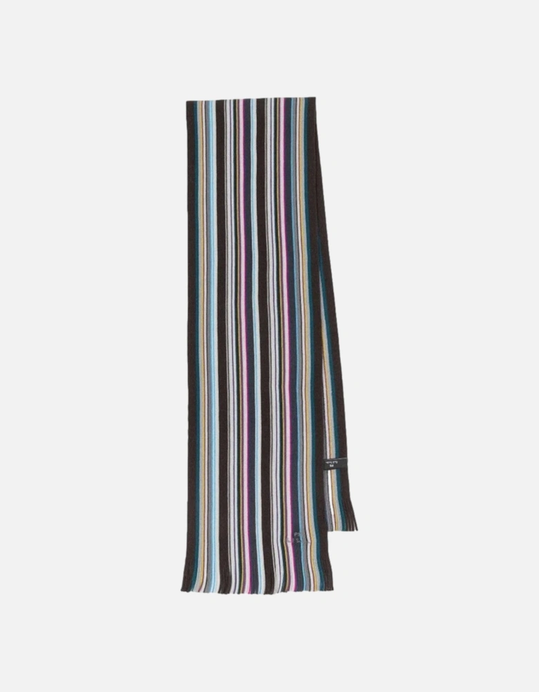 PS PS Multi Colour Stripe Scarf 76 Grey