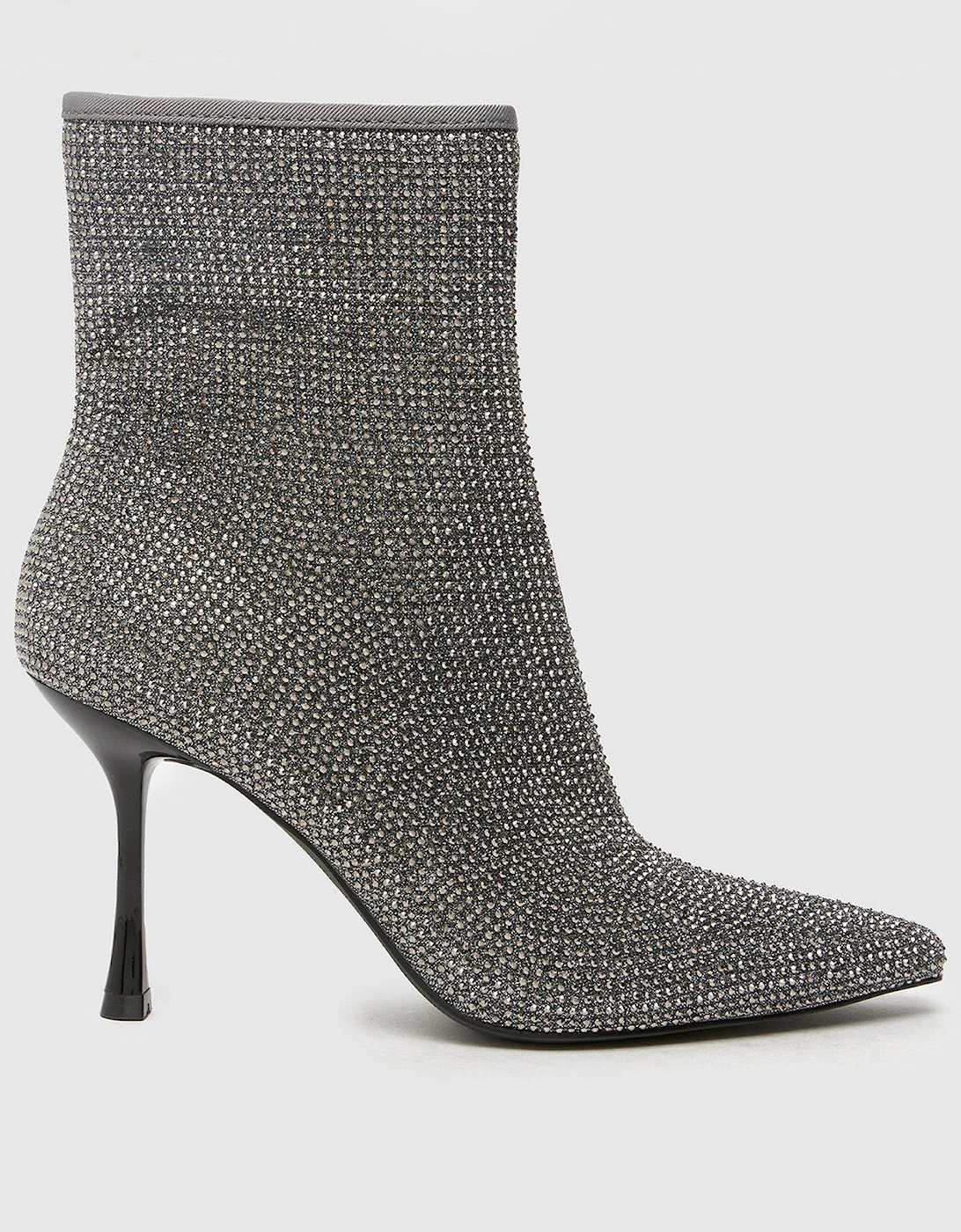 Brianna Embellished Ankle Boot - Silver, 5 of 4