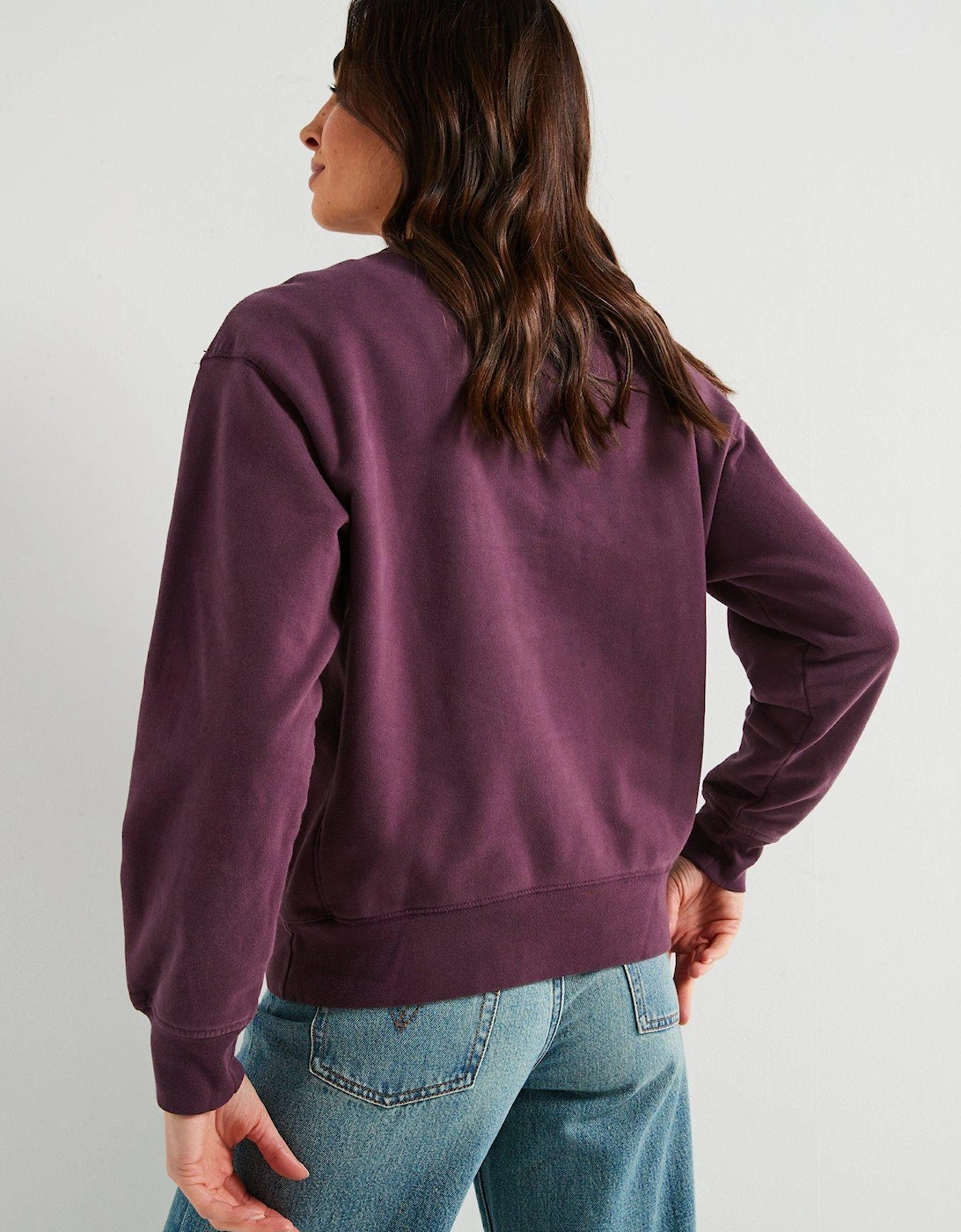 Graphic Heritage Sweatshirt - Plum Perfect - Purple